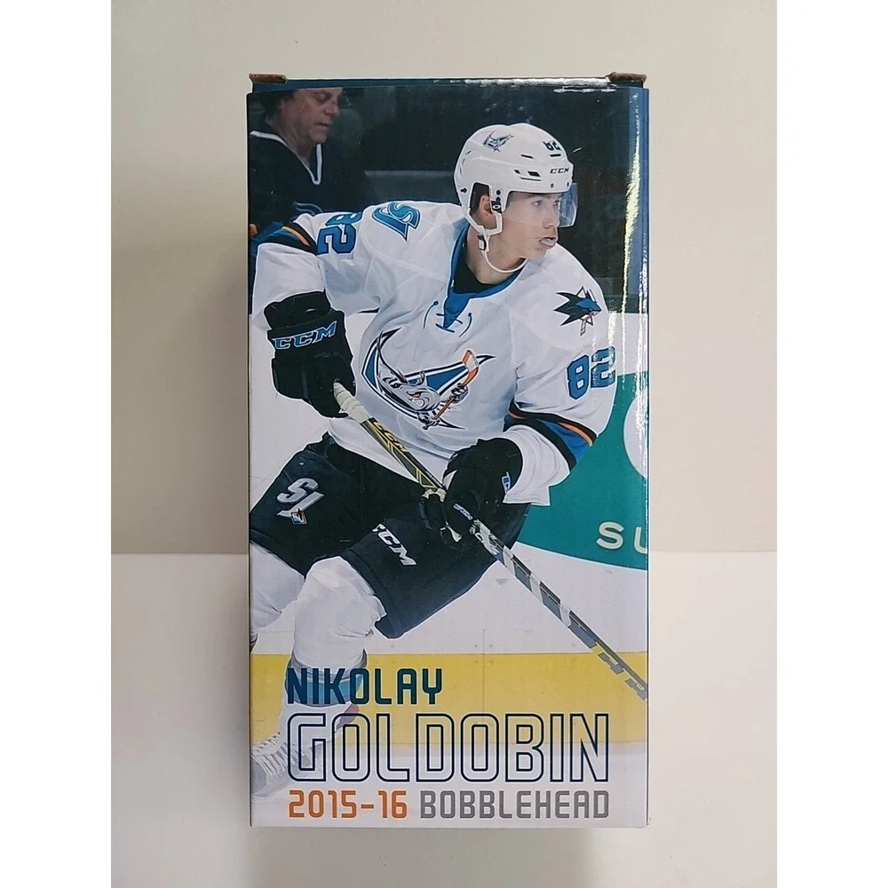 San Jose Sharks NIKOLAY GOLDOBIN Bobblehead 2015-16 - New in‎ Box!